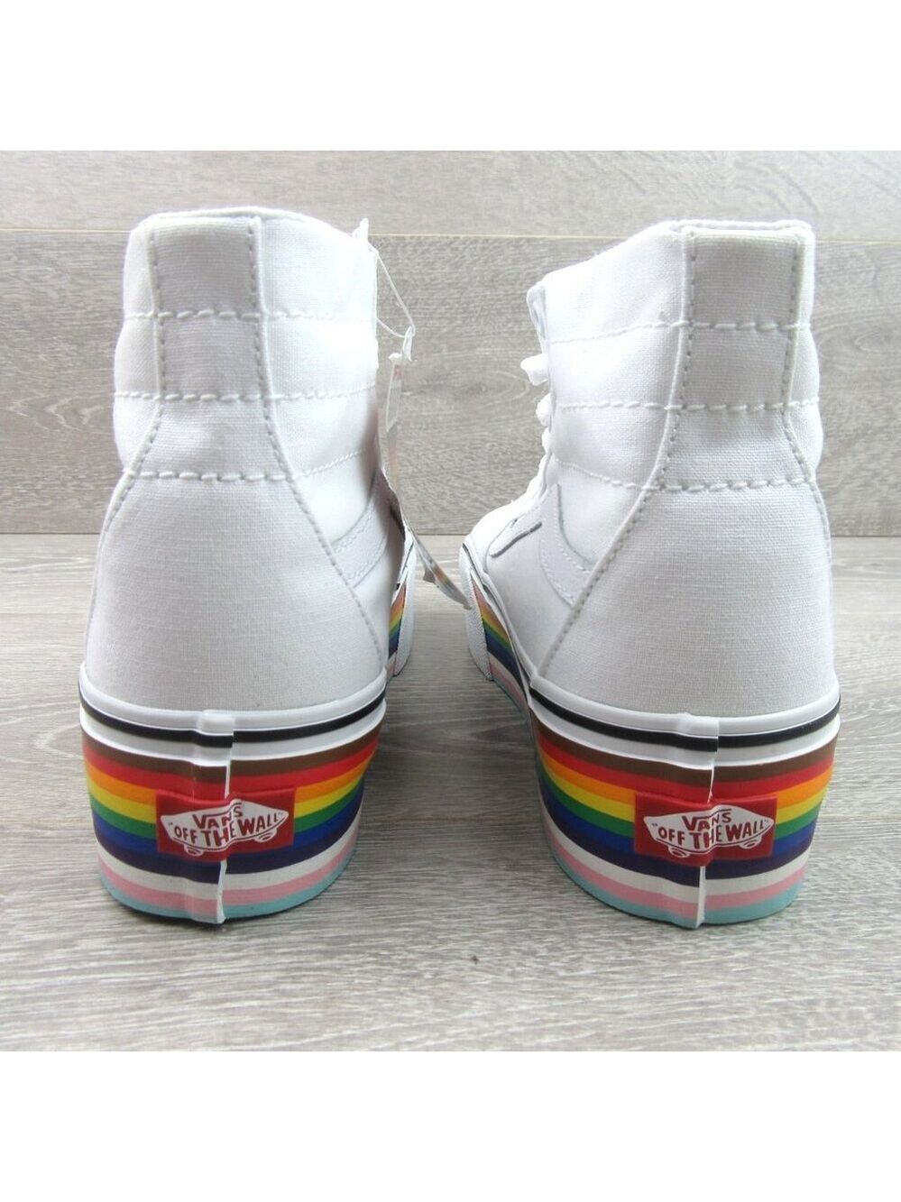 Vans SK8-HI Tapered Rainbow Pride Shoes Womens Size 7.5 NEW - Picture 8 of 15